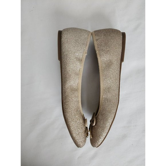 Xappeal Women's Gold TINE Classic Round Toe Bow Ballet Flat Shoes Size 10M - Picture 7 of 16